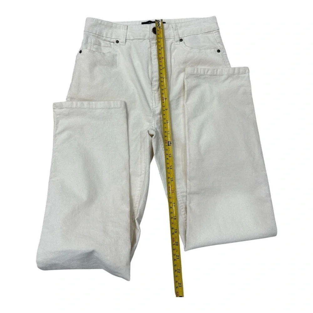 Sanctuary Good Vibes High Waist Crop  Straight Leg Corduroy Pants size 25 NWOT